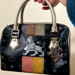 MCM Visetos Princess Lion Bag